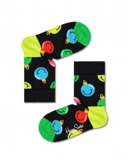 Happy Socks - Kids Jingle Smiley Sock maat 2-3 jaar (KJSM01-9300)