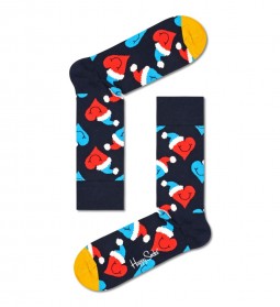 Happy Socks - Santa Love Smiley maat 36-40 (SAS01-6500)